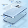 iPhone 14 Metal Frame Frosted PC Shockproof MagSafe Case  - Silver