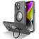 iPhone 14 MagSafe Magnetic Multifunctional Holder Phone Case - Black
