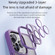 iPhone 14 ROCK Guard Skin-feel Phone Case  - Purple