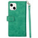 iPhone 14 Multifunctional Zipper Horizontal Flip Leather Case  - Mint Green