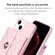 iPhone 14 Horizontal Metal Buckle Wallet Rhombic Leather Phone Case - Pink