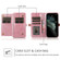 iPhone 14 Strong Magnetic Detachable Leather Case  - Rose Gold