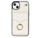 iPhone 14 Anti-theft RFID Card Slot Phone Case - Beige