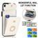 iPhone 14 Anti-theft RFID Card Slot Phone Case - Beige