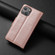 iPhone 14 Magnetic Detachable Leather Phone Case  - Rose Gold