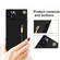 iPhone 14 Cross-body Zipper Square Phone Case with Holder  - Black
