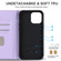 iPhone 14 Rhombic MagSafe RFID Anti-Theft Wallet Leather Phone Case - Purple