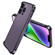 iPhone 14 TPU + Aluminum Alloy Frame Phone Case - Purple