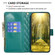 iPhone 14 Diamond Lattice Zipper Wallet Leather Flip Phone Case  - Green