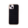 iPhone 14 Nano Electroplating Crocodile Texture Genuine Leather Phone Case - Black