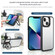 iPhone 14 Mutural Color Holder Phone Case - Dark Blue