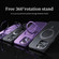iPhone 14 360 Rotating MagSafe Magnetic Skin Feel Phone Case - Purple