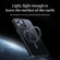 iPhone 14 360 Rotating MagSafe Magnetic Skin Feel Phone Case - Black