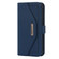 iPhone 14 Cross Texture Lanyard Leather Phone Case - Blue