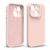 iPhone 14 Liquid Silicone Lens Holder Phone Case - Pink