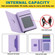 iPhone 13 / 14 RFID Anti-theft Detachable Card Bag Leather Phone Case - Purple