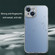 iPhone 14 PC Crystal Clear Frosted Magnetic Magsafe Phone Case - Silver