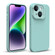 iPhone 14 Liquid Silicone Lens Holder Phone Case - Green