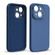 iPhone 14 Liquid Silicone Lens Holder Phone Case - Blue