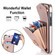 iPhone 14 Ring Holder RFID Card Slot Phone Case with Long Lanyard - Rose Gold