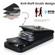 iPhone 14 Ring Holder RFID Card Slot Phone Case with Long Lanyard - Black