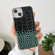 iPhone 14 Crocodile Texture Genuine Leather Nano Electroplating Phone Case  - Dark Green