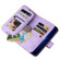 iPhone 14 Multifunctional Card Slot Zipper Wallet Flip Leather Phone Case - Purple