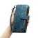 iPhone 14 CaseMe C30 Multifunctional Phone Leather Case  - Blue