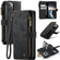 iPhone 14 CaseMe C30 Multifunctional Phone Leather Case  - Black