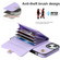 iPhone 14 / 13 RFID Card Slot Phone Case with Long Lanyard - Purple