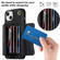 iPhone 14 / 13 RFID Card Slot Phone Case with Long Lanyard - Black