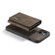 iPhone 14 DG.MING M1 Series 3-Fold Multi Card Wallet Leather Case - Coffee