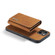 iPhone 14 DG.MING M1 Series 3-Fold Multi Card Wallet Leather Case - Brown