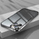 iPhone 14 Frosted Metal Phone Case  - Black