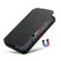 iPhone 14 Suteni J06 Retro Matte Litchi Texture Leather Magnetic Magsafe Phone Case - Black
