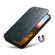iPhone 14 Suteni J05 Leather Magnetic Magsafe Phone Case - Blue