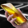 iPhone 14 Electroplated Glossy Stainless Steel Phone Case - Gold