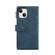 iPhone 14 Retro Frosted RFID Flip Leather Phone Case  - Dark Green