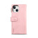 iPhone 14 Retro Frosted RFID Flip Leather Phone Case  - Rose Gold