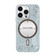 iPhone 14 Navigation Series Matte Texture TPU + PC Magnetic Phone Case - Grey