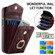 iPhone 14 Rhombic Texture Card Bag Phone Case with Long Lanyard - Wine Red