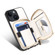 iPhone 14 Zipper Card Slot Phone Case - White