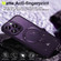 iPhone 14 3 in 1 Skin Feel MagSafe Holder Phone Case - Purple