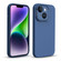 iPhone 14 MagSafe Liquid Silicone Lens Holder Phone Case - Blue