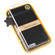 iPhone 14 GEBEI Top-grain Horizontal Flip Leather Phone Case - Black