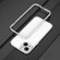 iPhone 14 Aurora Series Lens Protector + Metal Frame Phone Case  - Silver