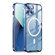iPhone 14 MagSafe Frosted Metal Phone Case  - Blue