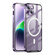 iPhone 14 MagSafe Frosted Metal Phone Case  - Purple