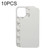 iPhone 14 10 PCS 2D Blank Sublimation Phone Case - Transparent