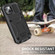 iPhone 14 R-JUST Shockproof Waterproof Dust-proof Case with Holder  - Black